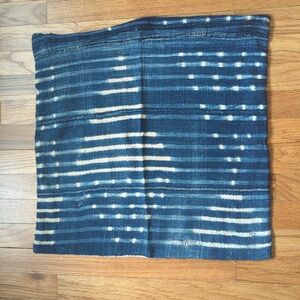 Indigo Mudcloth Pillow Cover